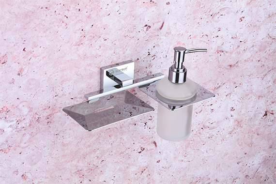 Soap Dish With Liquid Soap Dispenser