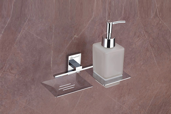 Soap Dish With Liquid Soap Dispenser