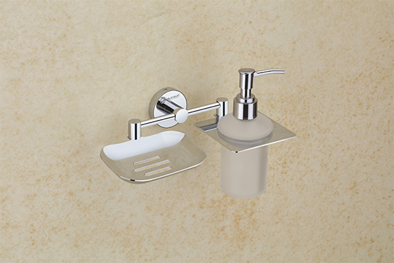 Soap Dish With Liquid Soap Dispenser