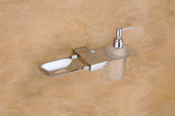 Soap Dish With Liquid Soap Dispenser