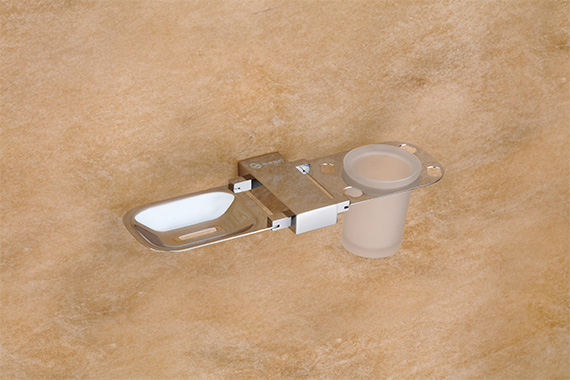 Soap Dish With Tumbler Holder